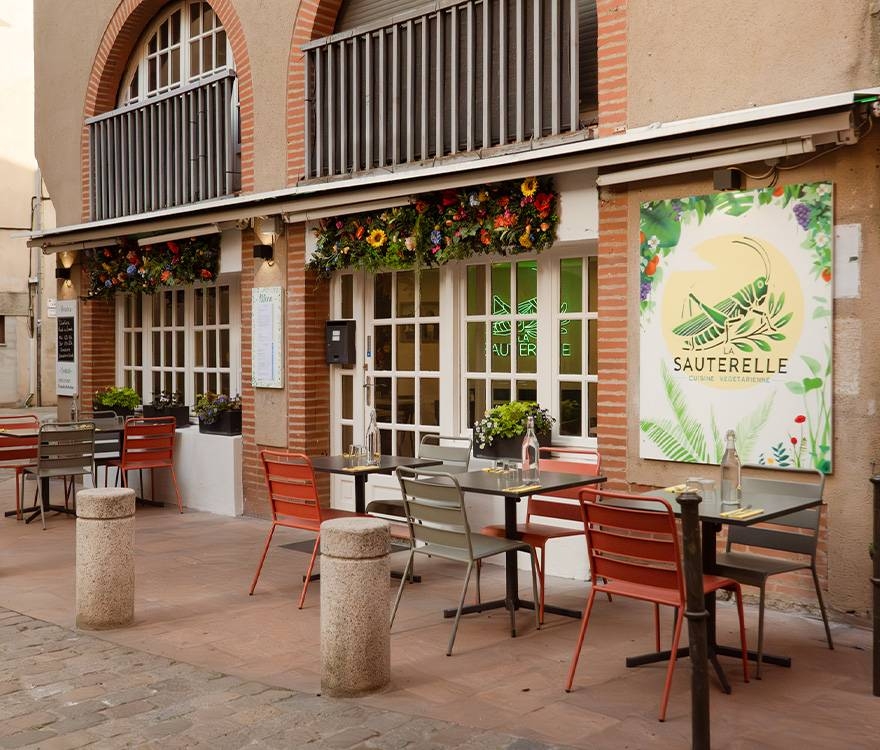 Le restaurant - La Sauterelle - Restaurant végétarien Toulouse - restaurant a faire TOULOUSE